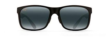 Maui Jim Unisex's Red Sands Sunglasses, Matte Black/Neutral Grey Polarized, Large