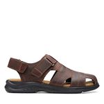 Clarks Mens 26158013 Brown Brown Tumb Sandal - 7 UK (261580137)