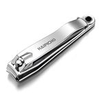 Nail Clipper, Made with Heavy Duty Stainless Steel, Suitable for Thick Fingernail Toenail Men Women (Silver 1 Pack)