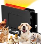 Dog House Heater with Overheat Protection, 400W Dog Heaters for Outside Dog House with Temp Adjusting Knobs Thermostat, Heated Dog House with 6.5FT Anti Chew Cord&,Chicken Coop Heaters Cat/Rabbit