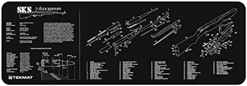 TekMat SKS Gun Cleaning Mat, Black, one Size (TEK-R36-SKS)
