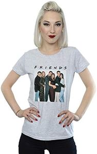 Friends Women's Group Photo Hugs T-Shirt Sport Grey Medium