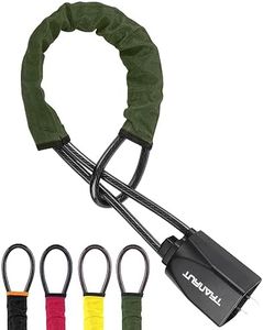 Turnart Steering Wheel Lock Universal Fit Most Vehicles with Seat Belt Buckles Sturdy Lock for Car Truck SUV Van Security with 3 Keys (Green)