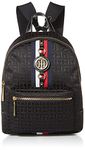 Tommy Hilfiger Women's Jaden Plus Backpack, Tommy Black, One Size, Jaden Plus Backpack