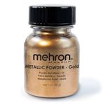 Mehron Makeup Metallic Powder (1 oz) (Gold)