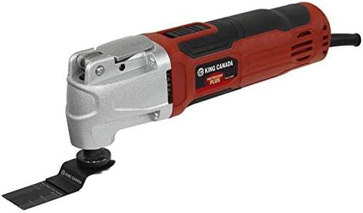 King Canada Oscillating Multi-Tool Kit, Variable Speed, 30 Pieces with Carrying Case (8349QR)