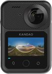 KanDao QooCam 3 Ultra 8K 360 Action Camera, 96MP Waterproof Camera with Dual 1/1.7'' Sensors, 10-Bit Video, GPS, Stabilization for Vlog, Travel, Vlogging, Motorcycle, Adventure & Outdoor Sports