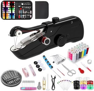 Handheld Sewing Machine,Electric Mini Portable Sewing Machine for Beginners & Adults, Battery/USB Powered, Includes Other Tools and Sewing Threads,Companion for DIY Hand Sewing Enthusiasts