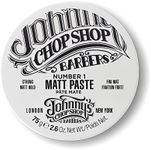 JOHNNY’S CHOP SHOP #1 Men's Hair Styling Matte Paste Pro-Quality Strong Hold, Lasting Texture, Natural Look Soybean Oil Protection & Hydration 2.6 oz