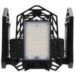 Garage Ceiling Lamp, Garage Light, 4 Panels Folding Mining Light, 120W 15000LM Indoor Lighting for Warehouse Garage LED Garage Light