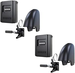 Keyless Gate Lock – Secure Fence Lock and Latch – 2-Way Access – Strong Durable System (Regular – 2-Pack)