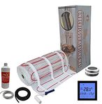 Electric Underfloor Pro Elite Heating kit 150w - 10.0m2 - Black Touch Thermostat