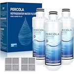 PERCOLA ADQ747935 Refrigerator Water Filter Compatible with LG LT1000P, LT1000PC, ADQ747935, ADQ74793501, MDJ64844601, Kenmore 9980 and LT120F ADQ73334008 Fresh Air Filter (3+2)