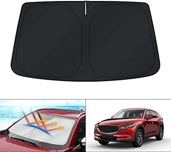 X-CAR Windshield Sun Shade Compatible with Mazda CX-5 CX5 2017-2025 Foldable Custom Sun Visor Protector Sunshade