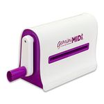 Gemini GEMMIDI-M-GLO Midi Manual Die Cutting & Embossing Machine for Scrapbooking, Card Making and Crafting-6" x 9" Opening Plate Size, One, White