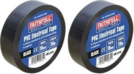 Faithfull FAITAPEPVCBK Black PVC El