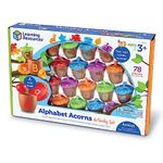 Learning Resources Alphabet Acorns Activity Set, Develops Letter Recognition, Educational Toys for Toddlers, Homeschool, Visual & Tactile Learning Toy, 78 Pieces, Ages 3+