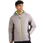 Boldfit Polyester Men's Padded Standard Length Jacket (Bomberjacketl-501_Grey Charcoal)