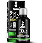 Muuchstac Herbal Skin Lightening Face Serum for Men | Vitamin C (3-Glyceryl Ascorbate) Brighten Skin Tone, Glowing And Hydrated Skin | 30 ml