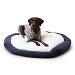 Happy Hounds Murphy Deluxe Donut Dog Bed, Cobalt, Large (42")