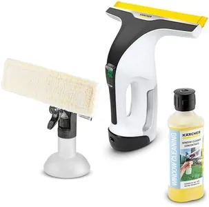 Kärcher WV 6 Electric Window Vacuum Squeegee 11" - Cleans Showers, Mirrors, Glass, and Countertops - Electric Squeegee