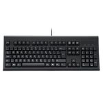 Perixx PERIBOARD-106B, Wired Ergonomic Standard Keyboard, Curve Keys Basic Keyboard, Black, Full Canadian-French Layout