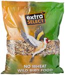 Extra Select No Wheat Wild Bird Food: Wheat Free Bird Seed for All Seasons, mixed Bird Feed - 1kg