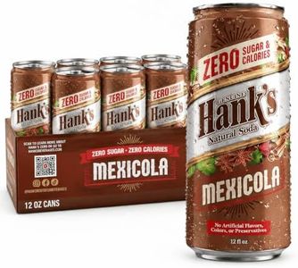 Hank's Soda ZERO Mexicola, Mexican Cola Flavored Beverage, Sugar-Free, 12 Cans