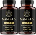 QUALIA MIND | The Ultimate Blend For Brain Health* | Doctor-Formulated Nootropic To Fuel Focus & Concentration* | Supports Long Term Brain Health| Maintain Drive & Productivity | 2 Month Supply