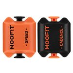 moofit CS8 Cycling Cadence Speed Sensor, Bluetooth & ANT+ Wireless Speed, Distance Sensor and Cadence Sensor with IP67 Waterproof Low Energy Technology, Orange