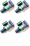 R&D 1.8V–12V/2A 5 amp PWM DC Motor Speed Switch Controller Volt Regulator LED Dimmer Tool Adjustable Speed Regulator for DC Motors Pack of (4)