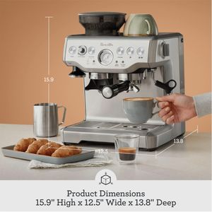 Breville Barista Express Espresso Machine – 18/8 Stainless Steel