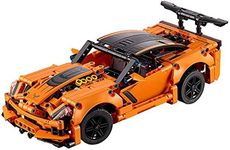 LEGO 42093 Technic Chevrolet Corvette ZR1 Race Car, 2 in 1 Hot Rod Toy Car Model, Racing Vehicles Collection - Amazon Exclusive