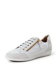 Geox Womens D Myria C Sneakers, White Off White, 4 UK