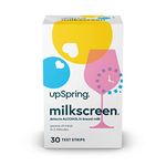 UpSpring Baby Milkscreen Breastmilk Alcohol Test Strips, 30 Count Value Pack, at Home Test Detector for Alcohol in Breast Milk with Easy to Read Test Strip Results