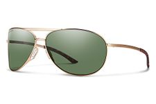 Smith Optics Serpico 2 Sunglasses, Matte Gold/ChromaPop Polarized Gray Green, One Size