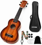 AODSK Soprano Sunburst Ukulele for 