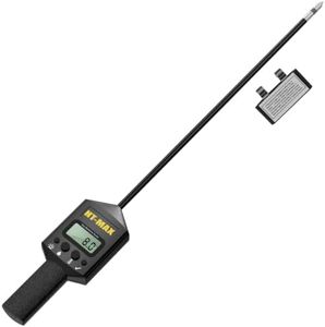 Hay Moisture Tester with 20" Reinforced Probe, Digital Hay Moisture Meter with Temperature Reading for Alfalfa, Hay Bales, Square and Round Bales, Carry Bag Included,Black