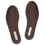 LARGERED Memory Foam Insoles for Men&Women,Cushioning Comfort Shoe Inserts for Work Boots,Walking Boots,Ladies Trainers,Sports Running Shoes,Sneakers,Replacement Support Pads, Brown-W EU38/UK5