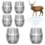 6 Pack Deer Whistles Wildlife Warning, ABS Self-adhesive Warning Car Device, Deer Alarm Road Safety Horn Device Animal Alert Whistle for Cars, Vehicles, Motorcycles(COLOUR:Transparent)