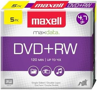 Maxell 634045 4.7Gb DVD+Rw Disc Slim Jewel