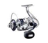 SHIMANO Moulinet Spinning Saragosa SW A 8000 HG - 675g - R.5,6:1 - Retr.107cm - Bk.12Kg - SRG8000SWAHG, Black