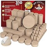 DIY Doctor - Felt Furniture Pads Floor Protectors - Huge 310 pcs Felt Pads Pack - Sofa Feet Protectors for Wooden Floors - Felt Pads for Furniture Feet - Chair Leg Floor Protectors For Furniture Legs