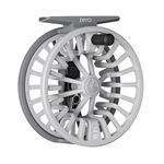 Redington Zero Fly Fishing Reel, Lightweight Design for Trout, Clicker Drag System, Wolf Grey, 4/5