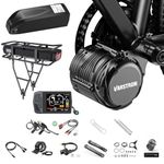 Varstrom TSDZ-2B 48V 750W Mid Drive Motor Kit - 500W 1000W Z8 TSDZ16Torque Sensor Ebike Conversion Kit with Display, Universal Fit for 68MM Bottom Bracket Mountain/Road Bicycles