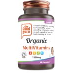 The Good Guru Organic Multivitamin for Women, Vegan Multivitamin Capsules - Multivitamin Capsules for Women with 18 Essential Active Vitamins & Minerals - (90 Capsules)