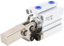 Walfront ALC Clamp Arm Lever Pneumatic Cylinder Double Acting Air Cylinder Without Magnetic Pneumatic Air Cylinders(ALC32), Cylinder