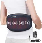 COMFIER Heating Pad for Back Pain,Vibration Lower Back Massager with Heat,Fast Back Heating Pad with Massager,Auto Shut Off Heat Pad, Abdominal,Cramps Arthritic Pain,Christmas Gifts,FSA/HSA Eligible