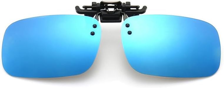 1 pcs Lunettes de Soleil Polarisées,Clip polarisation lunettes de soleil sur ordonnance Lunettes hommes femmes,UV400 Polarized Lunettes De Soleil Pour Conduite/Golf/Pêche/Chasse/Sports Plein Air(Bleu)