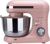 FRIGIDAIRE Culinary Chef ESTM020-PINK 4.5L Retro Stand Mixer (Pink), 4.75 Quart